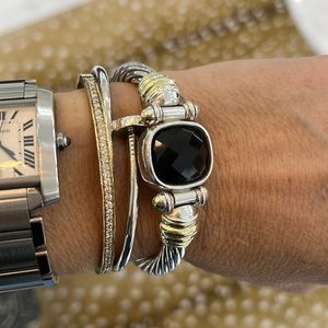 David Yurman bracelet (cable watch was converted to bracelet).